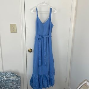 J crew light blue dress with lining